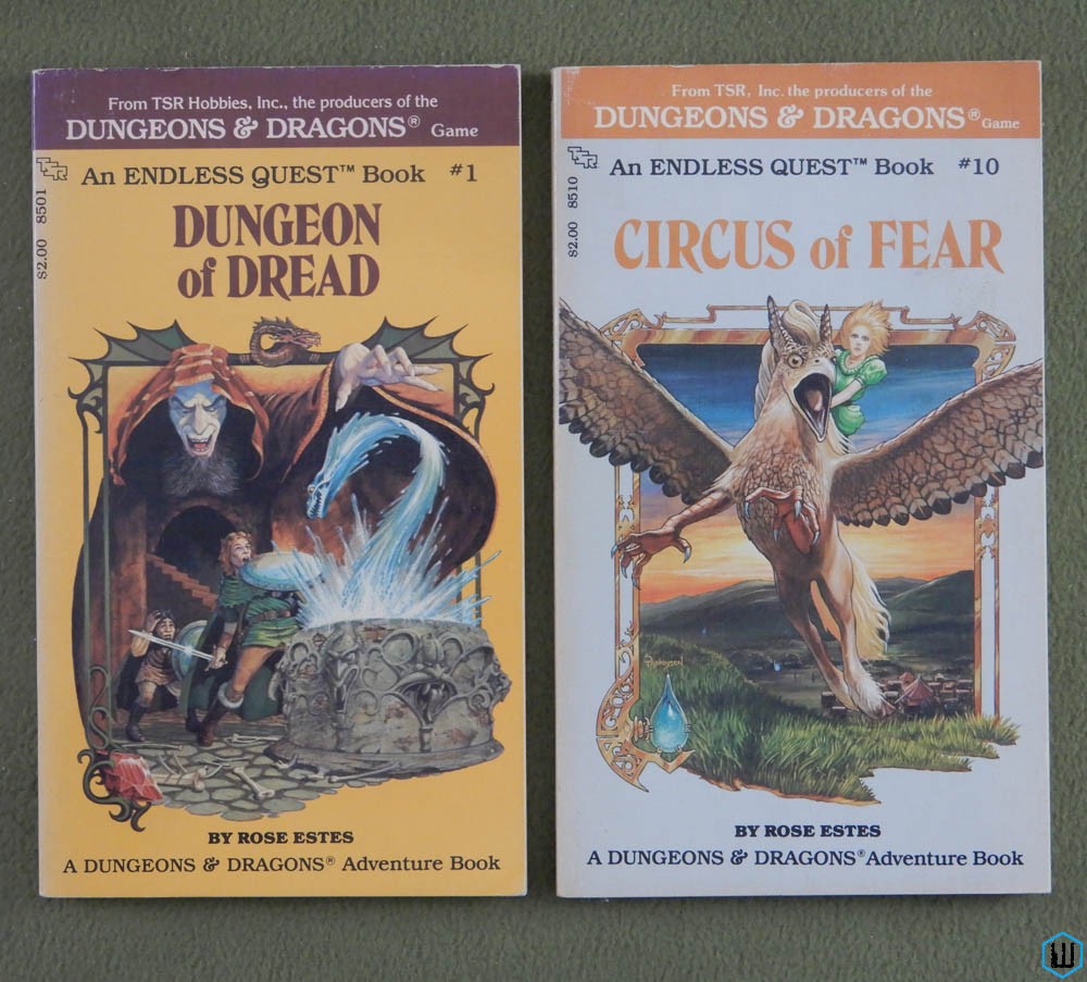 Dungeons of Dread + Circus of Fear (Dungeons Dragons Endless Quest)