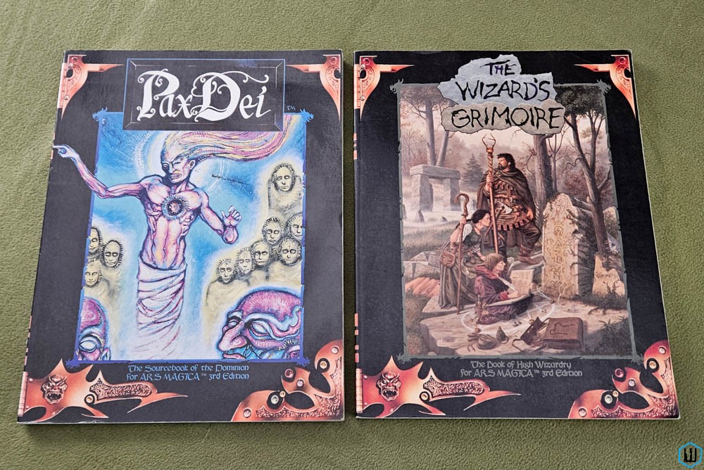 ARS MAGICA RPG: Pax Dei & Wizard's Grimoire