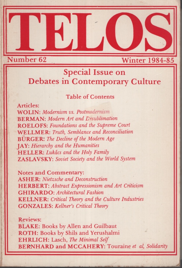 Telos Journal INTERNATIONAL PERMACULTURE JOURNAL Issue #31 1989 - 1