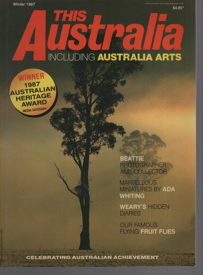 THIS AUSTRALIA : WINTER 1987 Including Australia Arts