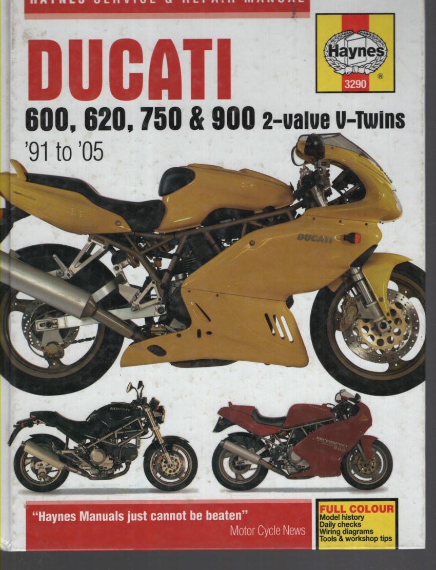 Image for DUCATI 600, 620, 750 & 900 2-VALVE V-TWINS '91 TO '05 Service and Repair Manual DUCATI 600, 620, 750 & 900 2-VALVE V-TWINS '91 TO '05 Service and Repair Manual